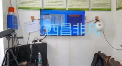 涼山彝族自治州西昌市二灘錦屏希望學校熱成像測溫 人臉識別門禁系統